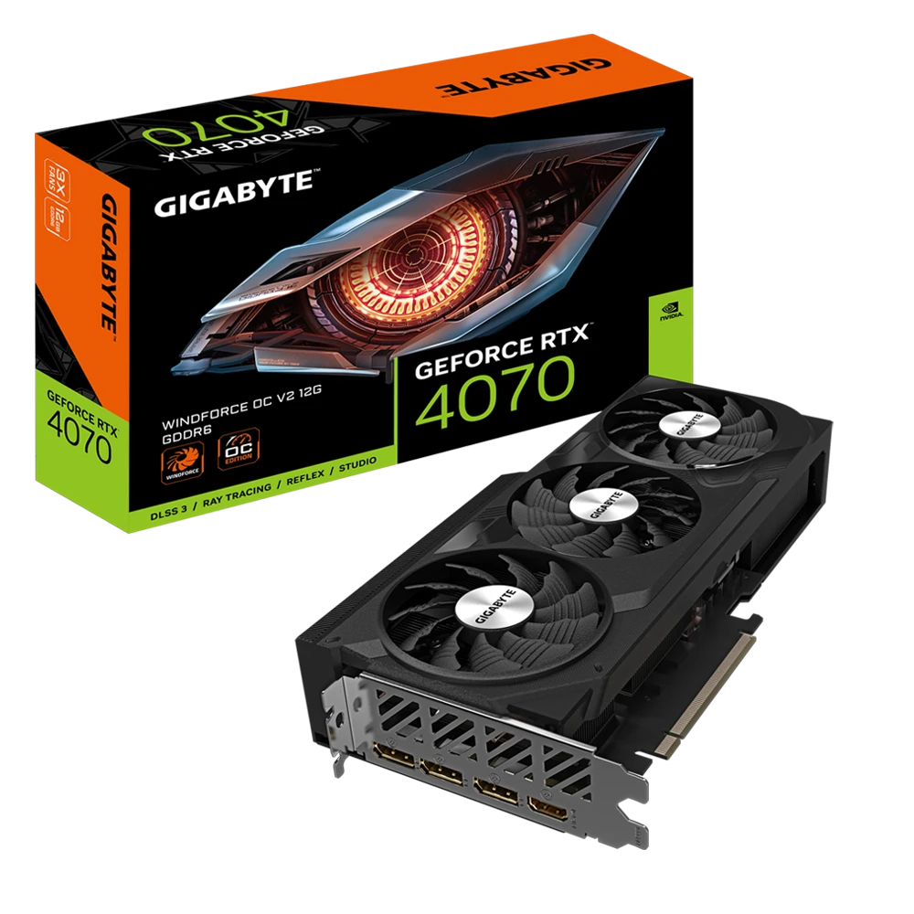 Gigabyte GeForce RTX 4070 WINDFORCE OC V2 12G